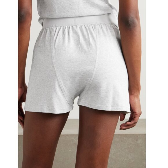 SKIMS Relaxed Fit Boyfriend Boxers in Light Heather Grey Size Small - Picture 2 of 6